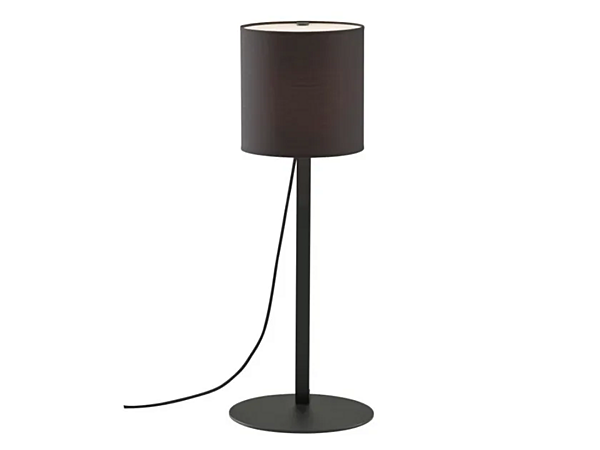 Lampe de table avec base en acier et abat-jour en coton LIGNE ROSET Magnet 10072440-10072780 usine LIGNE ROSET de l'Italie. Foto №1