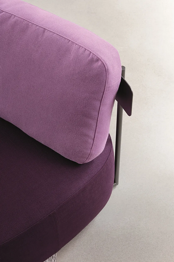 Fauteuil en tissu avec housse amovible Flou Pierre usine Flou de l'Italie. Foto №8
