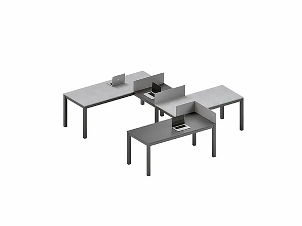 Table extensible en verre satiné SPACE SEDIT usine SEDIT de l'Italie. Foto №11