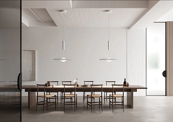 Suspension LED réglable en métal AXOLIGHT Manto usine Axolight de l'Italie. Foto №5