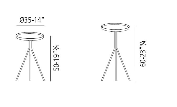 Table basse en laiton VIBIEFFE collection Him Her 9350 usine VIBIEFFE de l'Italie. Foto №4