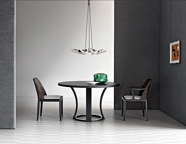 Fauteuil en bois avec accoudoirs Grace 834 P Potocco 834/P usine POTOCCO de l'Italie. Foto №3