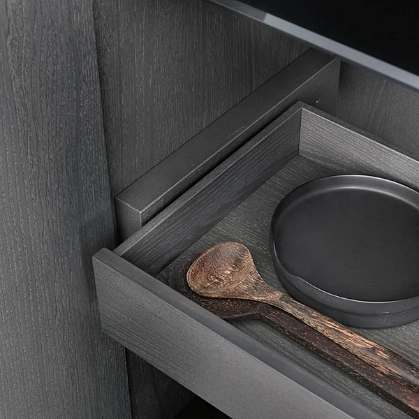 Buffet en bois d'orme avec portes Potocco Avant 884 MA 884/MA usine POTOCCO de l'Italie. Foto №3