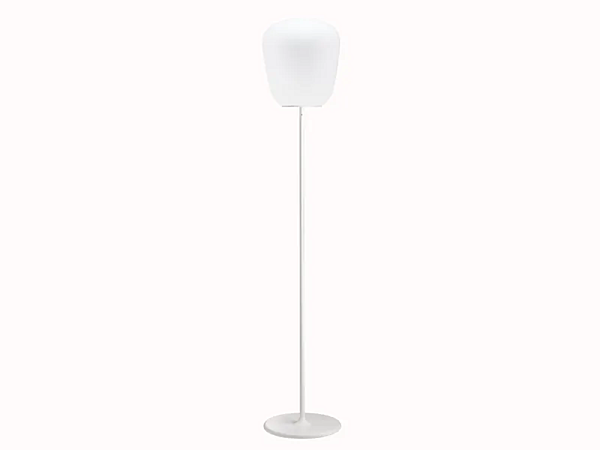Lampadaire en verre halogène et fluorescent Fabbian Lumi Baka usine Fabbian de l'Italie. Foto №2
