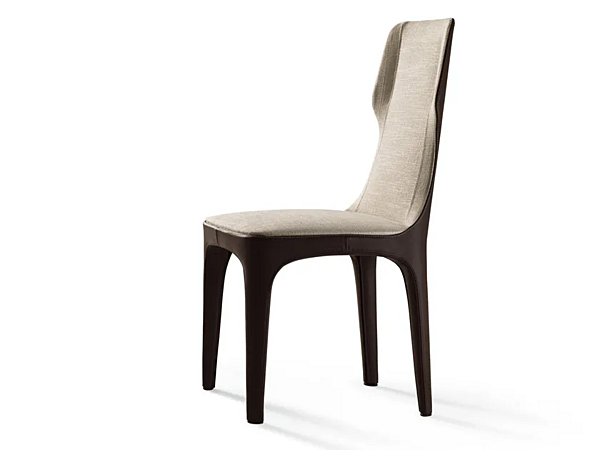 Chaise avec housse amovible en tissu GIORGETTI Tiche 70300, 70301 usine GIORGETTI de l'Italie. Foto №1