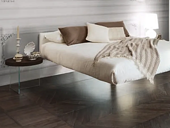 Table de chevet ronde en bois LAGO Air