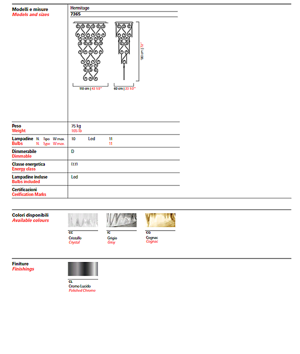 Lustre Barovier&Toso Hermitage 7365 usine Barovier&Toso de l'Italie. Foto №8