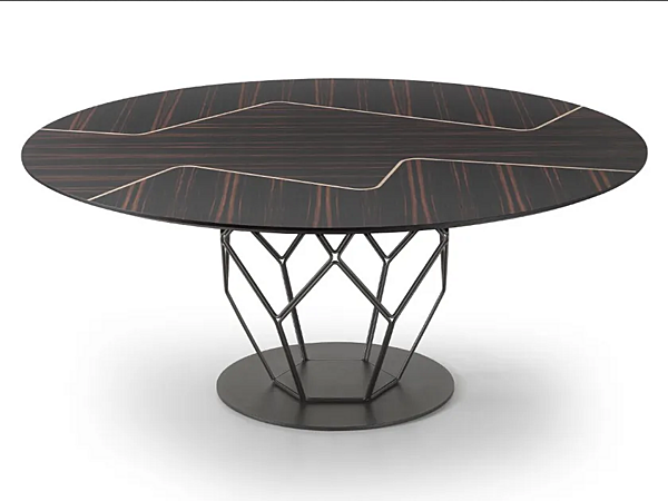 Table ronde en bois ESA I 4 Mariani usine i 4 Mariani de l'Italie. Foto №1