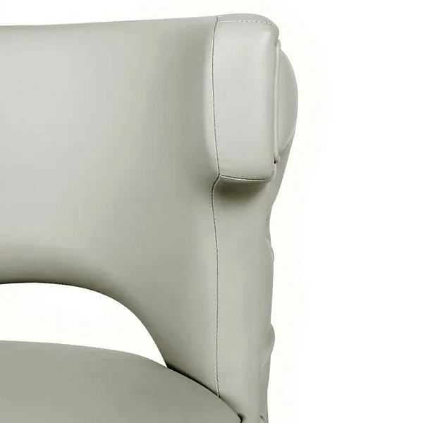 Fauteuil en cuir capitonné avec accoudoirs BRABBU Kansas usine BRABBU de l'Italie. Foto №8