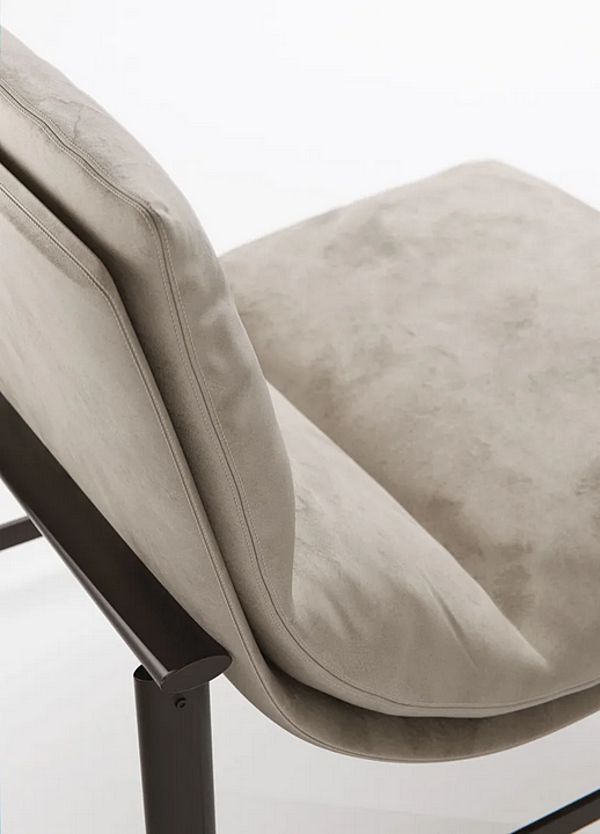 Fauteuil rembourré en tissu Baltimora MisuraEmme usine MisuraEmme de l'Italie. Foto №2