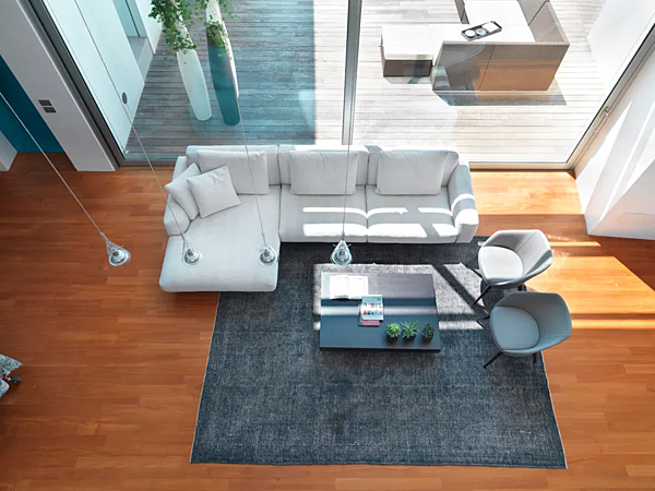Canapé en tissu avec méridienne GYFORM SMART usine Gyform de l'Italie. Foto №3