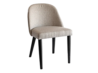 Chaise rembourrée en tissu Manta Eforma Chaise rembourrée en tissu Manta Eforma usine Eforma de l'Italie
