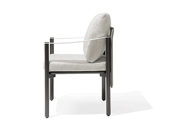 Fauteuil de jardin en tissu avec accoudoirs Aldia GIORGETTI 91070, 91071 usine GIORGETTI de l'Italie. Foto №3