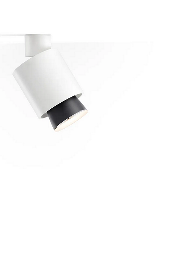 Lampe de plafond LED réglable en métal Fabbian Claque F43 usine Fabbian de l'Italie. Foto №2