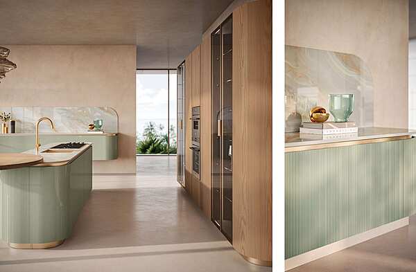 Cuisine Aster Cucine Domina Olmo Crudo Opaco usine Aster Cucine de l'Italie. Foto №3