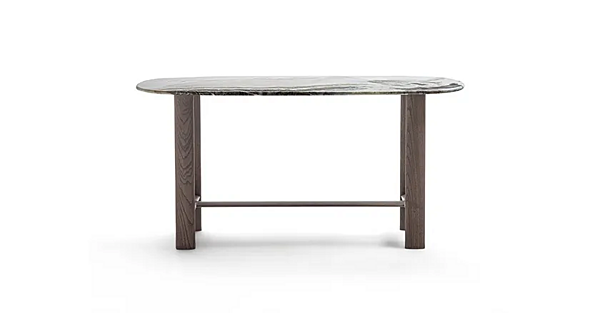 Table console ovale en marbre Frigerio Mocki usine Frigerio de l'Italie. Foto №2