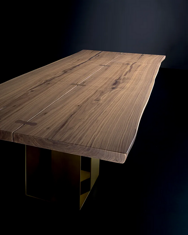 Table rectangulaire en bois massif Vero Cubica ARTE BROTTO L620, CUBICA usine Arte Brotto de l'Italie. Foto №3