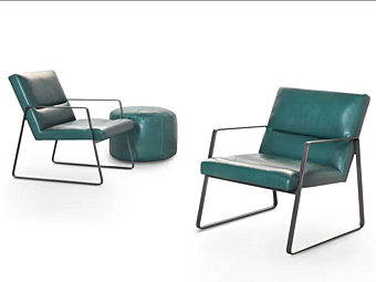 Fauteuil en cuir avec accoudoirs GYFORM Movie