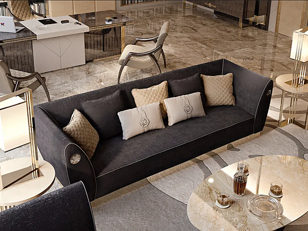 Canapé 3 places en tissu Symphony Bizzotto Italia usine Bizzotto Italia de l'Italie. Foto №4