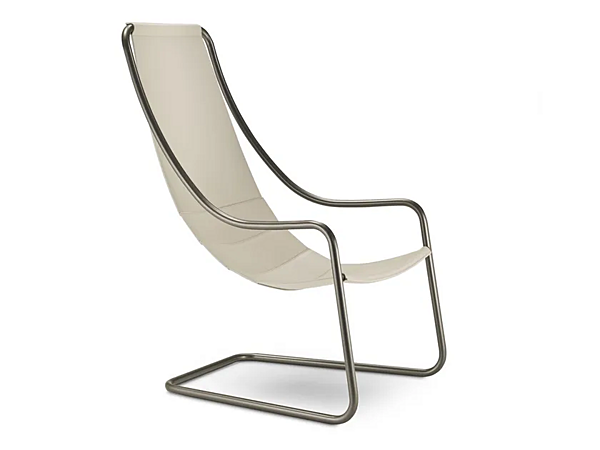 Fauteuil en cuir avec accoudoirs Nancy i 4 Mariani usine i 4 Mariani de l'Italie. Foto №2