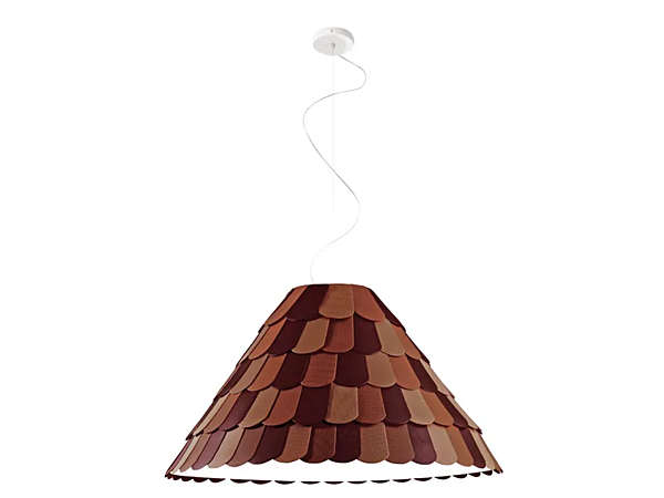 Lampe suspendue en plastique Roofer Fabbian usine Fabbian de l'Italie. Foto №6