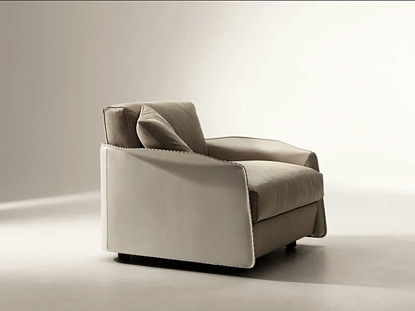 Fauteuil en tissu avec accoudoirs GIORGETTI Fabula 62960 usine GIORGETTI de l'Italie. Foto №3