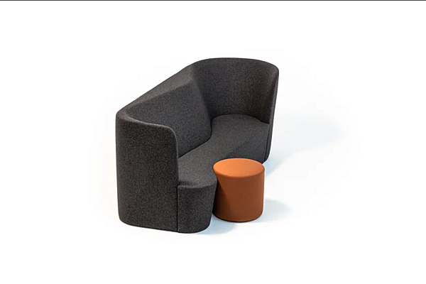 Pouf rond en tissu Taba Moroso usine Moroso de l'Italie. Foto №4