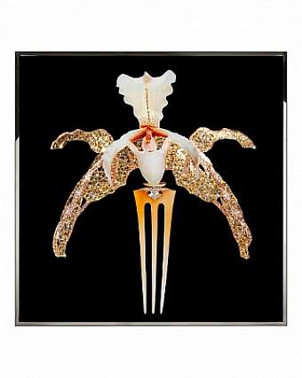 Panneau, peinture Orchidea Lalique
