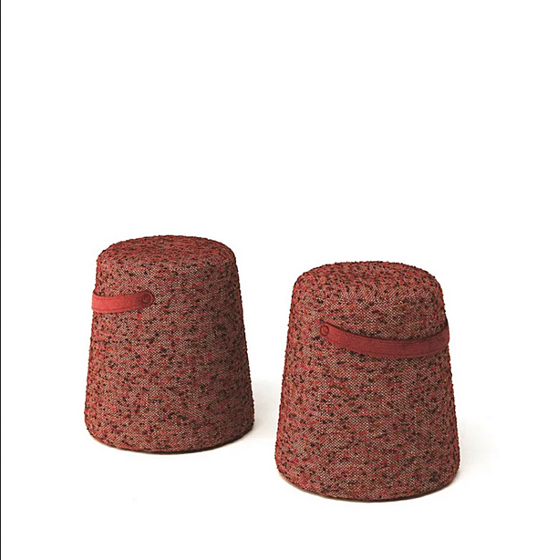 Pouf rond rembourré en tissu Leonardo L96 ARTE BROTTO L96 usine Arte Brotto de l'Italie. Foto №2