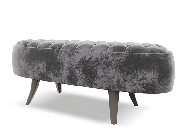 Скамья с мягкой спинкой из ткани Papillon CORTEZARI 438 usine CORTE ZARI de l'Italie. Foto №1