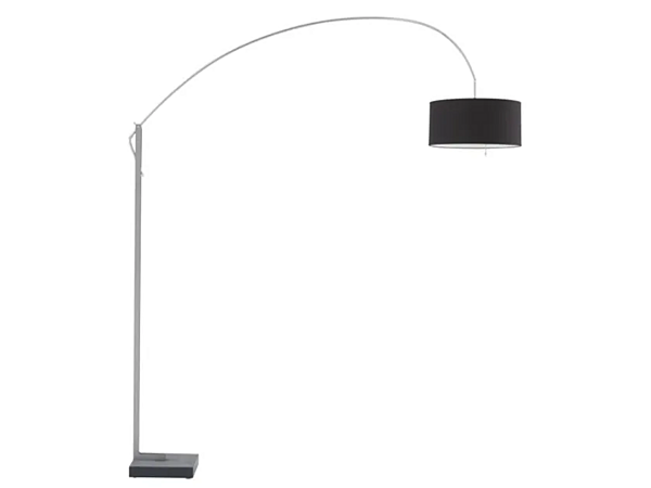 Lampe arc en acier avec abat-jour en coton Mama LIGNE ROSET 10072421-10072423 usine LIGNE ROSET de l'Italie. Foto №1