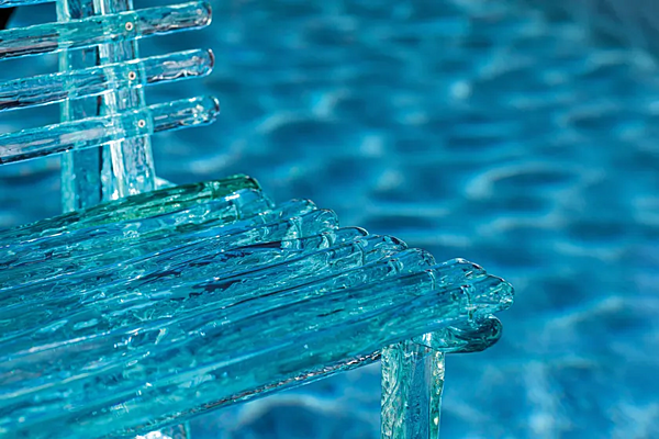 Chaise d'extérieur en polycarbonate A Mare Edra AMR010 usine EDRA de l'Italie. Foto №9