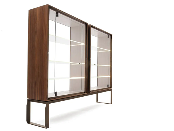 Vitrine en bois et verre GIORGETTI AEI 60000, 60005 usine GIORGETTI de l'Italie. Foto №2