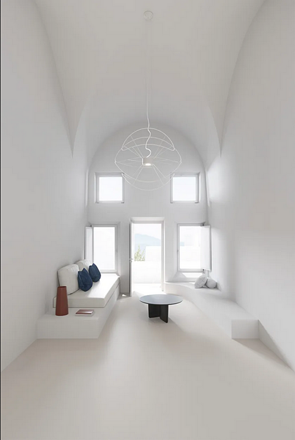 Suspension LED en métal Hoops AXOLIGHT usine Axolight de l'Italie. Foto №2