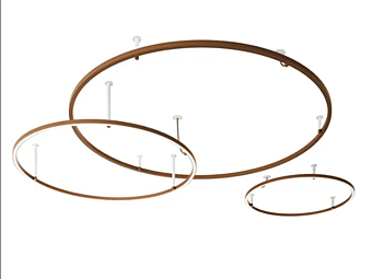 Lampe de plafond LED en aluminium U-Light AXOLIGHT