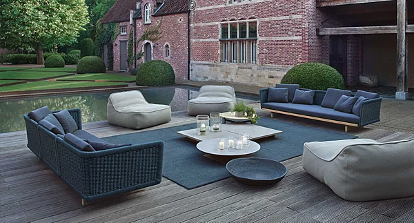 Canapé 3 places en tissu Sabi Paola Lenti B39B usine PAOLA LENTI de l'Italie. Foto №7