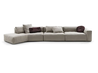 Canapé d'angle en tissu Cooper Frigerio