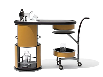 Buffet en noyer GIORGETTI HOST 65500, 65510