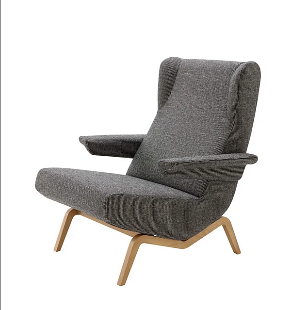 Fauteuil en tissu avec accoudoirs LIGNE ROSET ARCHI usine LIGNE ROSET de l'Italie. Foto №3