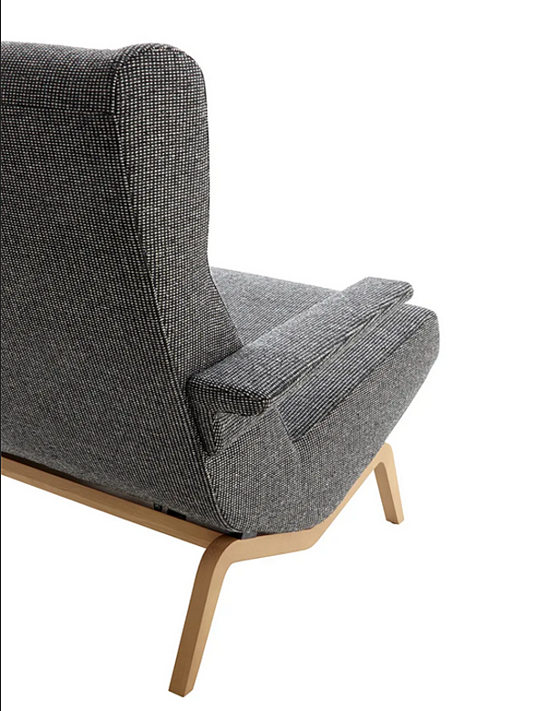 Fauteuil en tissu avec accoudoirs LIGNE ROSET ARCHI usine LIGNE ROSET de l'Italie. Foto №4