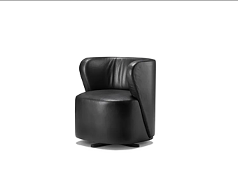 Fauteuil pivotant en cuir SPRITZ GHIDINI1961 Fauteuil pivotant en cuir SPRITZ GHIDINI1961 usine GHIDINI1961 de l'Italie