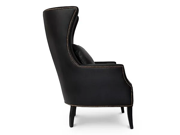 Fauteuil en cuir rembourré avec accoudoirs BRABBU collection Dukono usine BRABBU de l'Italie. Foto №2