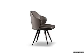 Chaise Minotti Leslie "Lounge" Chaise Minotti Leslie "Lounge" usine Minotti de l'Italie