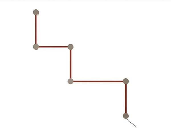Lampe de plafond modulaire en métal AXOLIGHT Poses usine Axolight de l'Italie. Foto №1