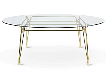 Table ronde en verre Botany GHIDINI1961 usine GHIDINI1961 de l'Italie