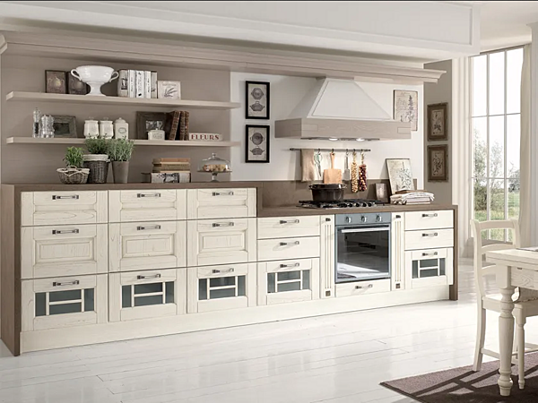 Cuisine en bois Laura LUBE CUCINE 05 usine LUBE CUCINE de l'Italie. Foto №1