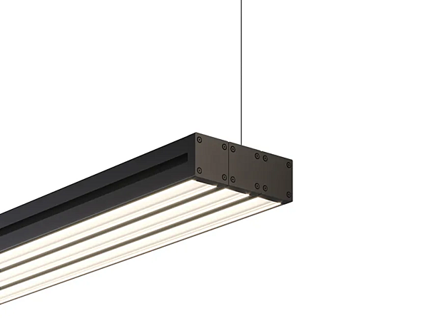 Suspension en aluminium anodisé LED Fabbian Glide usine Fabbian de l'Italie. Foto №2