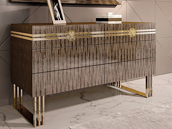 Commode en bois laqué Infinity Bizzotto Italia usine Bizzotto Italia de l'Italie. Foto №3