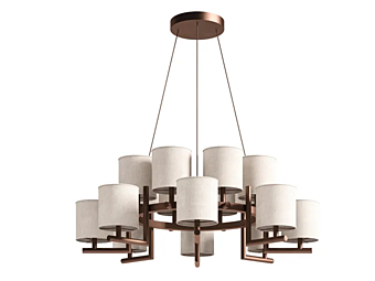 Chandelier en métal Sesto Senso CPRN HOMOOD S586