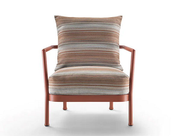 Fauteuil de jardin en aluminium et tissu Camargue FLEXFORM 2A6C1 usine FLEXFORM de l'Italie. Foto №2